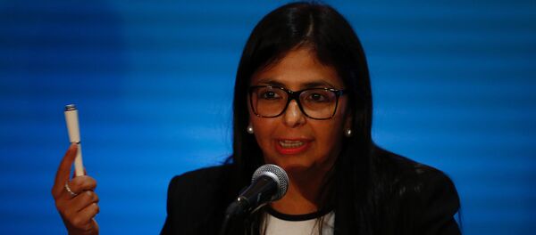Delcy Rodríguez, ministra de Exteriores de Venezuela - Sputnik Mundo