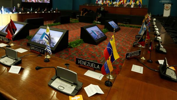 La reunión de consulta de cancilleres de la OEA - Sputnik Mundo