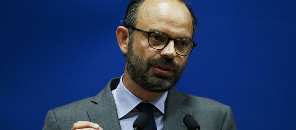Edouard Philippe speaking as he presents the candidates for the La Republique en marche party ahead of the June parliamentary elections (legislative) in Le Havre, northwestern France. - Sputnik Mundo