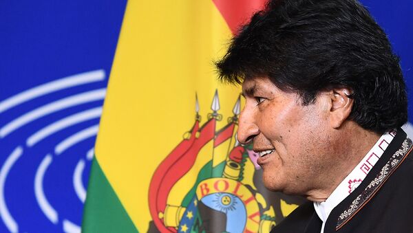 Evo Morales, presidente de Bolivia - Sputnik Mundo