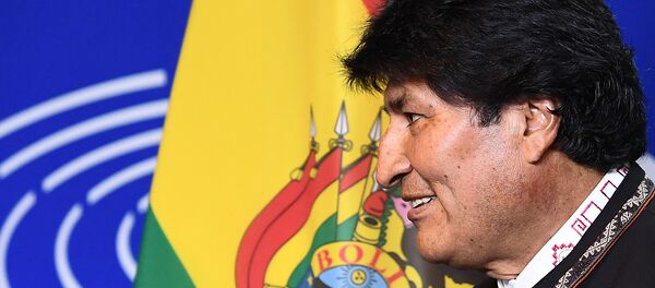Evo Morales, presidente de Bolivia Evo Morales, presidente de Bolivia - Sputnik Mundo