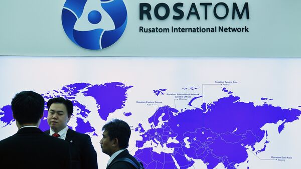 Logo de Rosatom - Sputnik Mundo