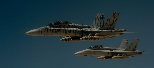 Cazas F-18 Super Hornet (archivo) Cazas F-18 Super Hornet (archivo) - Sputnik Mundo