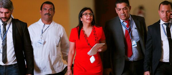 Delcy Rodríguez, ministra de Exteriores de Venezuela - Sputnik Mundo