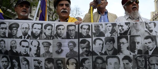 Los retratos de las víctimas del franquismo (archivo) - Sputnik Mundo