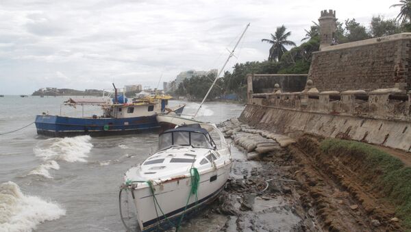 Consecuencias de la tormenta Bret en Venezuela Consecuencias de la tormenta Bret en Venezuela - Sputnik Mundo