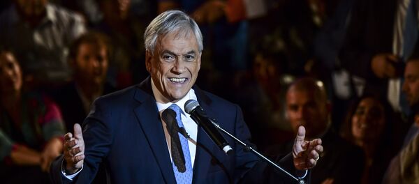 Sebastián Piñera, presidente de Chile Sebastián Piñera, presidente de Chile - Sputnik Mundo