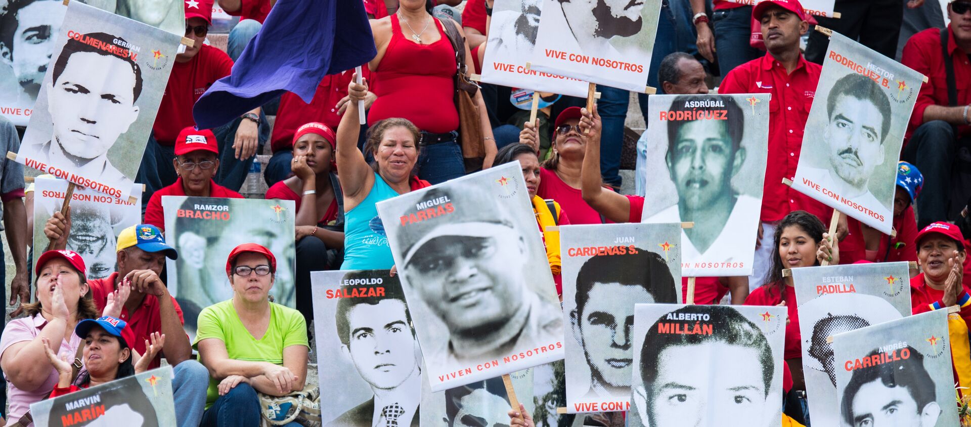 Los retratos de las víctimas de la dictadura de Marcos Pérez Jiménez (archivo) - Sputnik Mundo, 1920, 21.01.2020