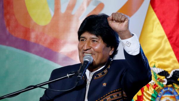 Evo Morales, presidente de Bolivia - Sputnik Mundo