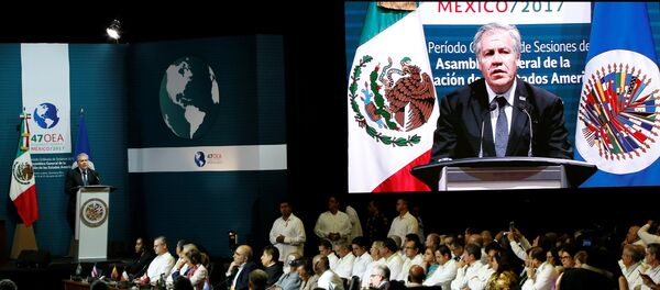 Luis Almagro, secretario general de la OEA Luis Almagro, secretario general de la OEA - Sputnik Mundo