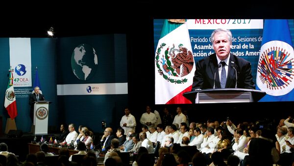 Luis Almagro, secretario general de la OEA - Sputnik Mundo