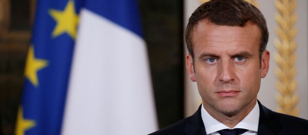 Emmanuel Macron, presidente de Francia - Sputnik Mundo