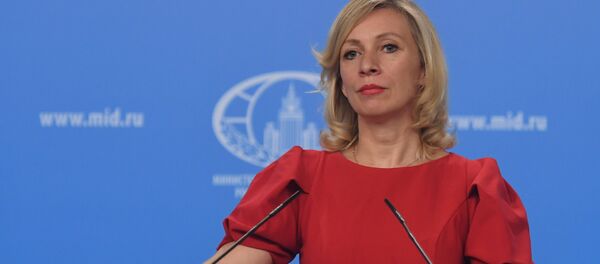 María Zajárova, la portavoz del Ministerio de Asuntos Exteriores de Rusia (archivo) María Zajárova, la portavoz del Ministerio de Asuntos Exteriores de Rusia (archivo) - Sputnik Mundo