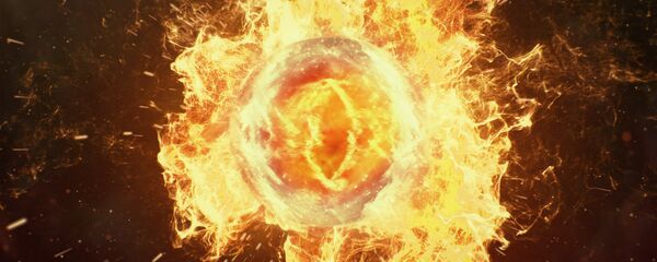 Una bola de fuego (imagen referencial) - Sputnik Mundo