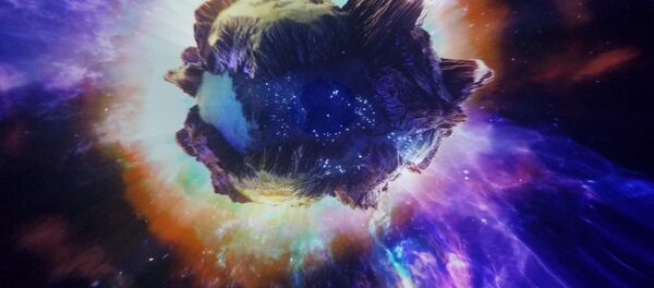 Un asteroide (ilustración) - Sputnik Mundo