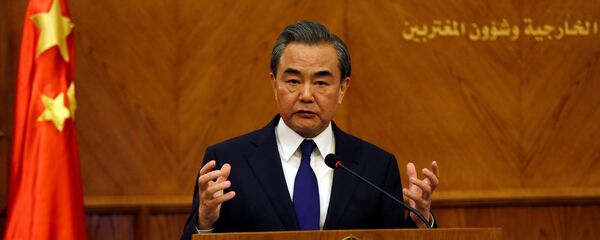 Wang Yi, ministro de Exteriores de China Wang Yi, ministro de Exteriores de China - Sputnik Mundo