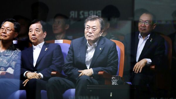 Moon Jae-In, presidente de Corea del Sur Moon Jae-In, presidente de Corea del Sur - Sputnik Mundo