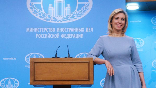 La portavoz de la Cancillería rusa, María Zajárova La portavoz de la Cancillería rusa, María Zajárova - Sputnik Mundo
