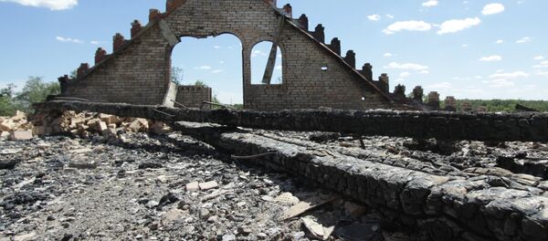 Situación en Donbás (archivo) - Sputnik Mundo