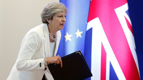 Theresa May, primera ministra británica - Sputnik Mundo