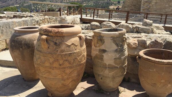 Unas ánforas (imagen referencial) - Sputnik Mundo