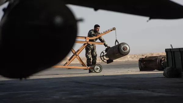 La base aérea de Homs (archivo)