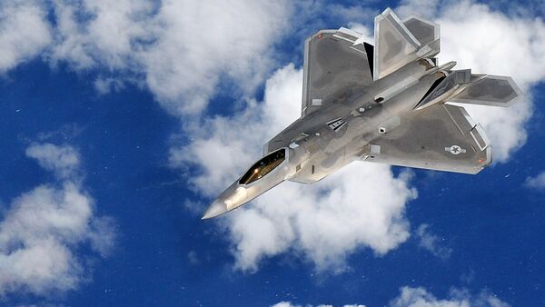 Un caza F-22 Raptor - Sputnik Mundo