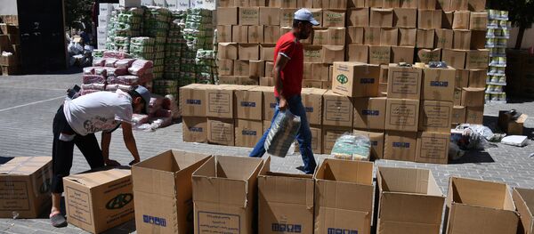 Ayuda humanitaria rusa para Siria (archivo) - Sputnik Mundo