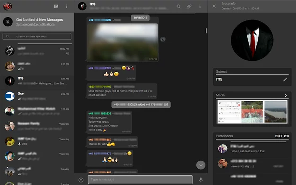 'Modo oscuro' de WhatsApp - Sputnik Mundo