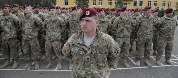 Soldados estadounidenses en Ucrania (archivo) - Sputnik Mundo