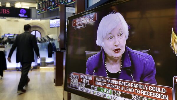 Janet Yellen, presidenta de la Fed Janet Yellen, presidenta de la Fed - Sputnik Mundo