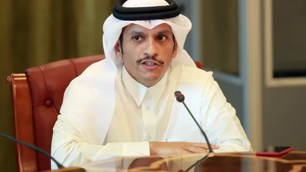 Mohamed bin Abdulrahman Thani, ministro de Exteriores catarí (archivo) - Sputnik Mundo