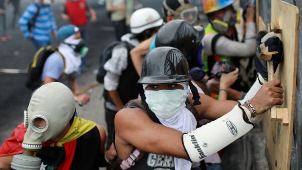 Protestas en Venezuela - Sputnik Mundo