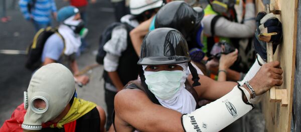 Protestas en Venezuela Protestas en Venezuela - Sputnik Mundo