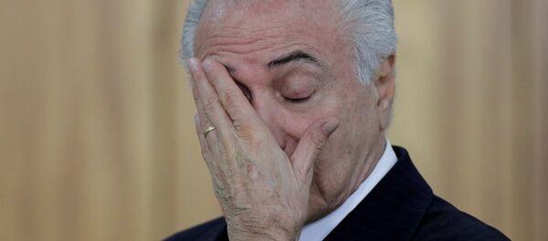 Michel Temer, presidente de Brasil - Sputnik Mundo