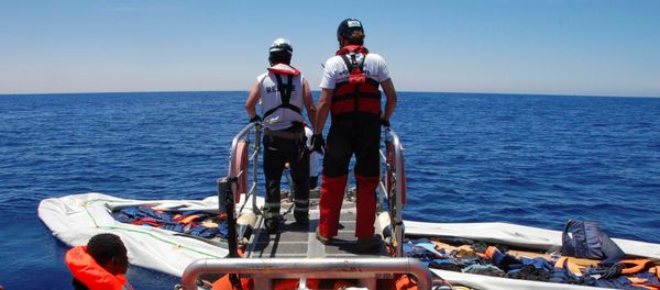 Situación con los refugiados en el Mediterráneo Situación con los refugiados en el Mediterráneo - Sputnik Mundo