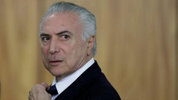 Michel Temer, presidente de Brasil - Sputnik Mundo