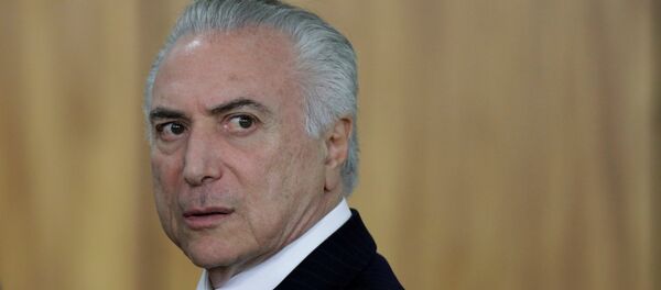 Michel Temer, presidente de Brasil - Sputnik Mundo