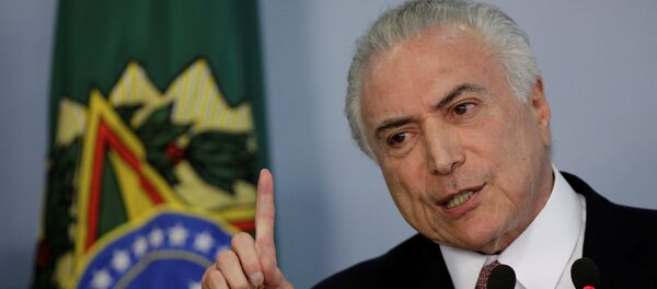 Michel Temer, presidente de Brasil - Sputnik Mundo