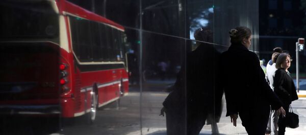 Una parada de autobús en Buenos Aires, Argentina (archivo) - Sputnik Mundo