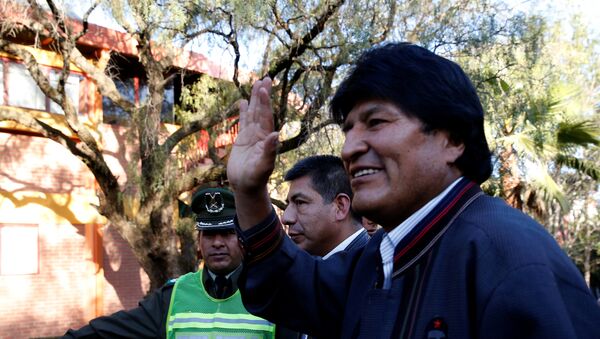 Evo Morales, presidente de Bolivia - Sputnik Mundo