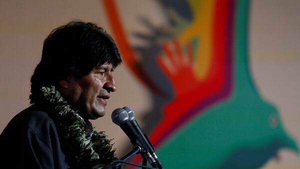 Evo Morales, presidente de Bolivia - Sputnik Mundo