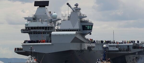 El portaviones Queen Elizabeth - Sputnik Mundo