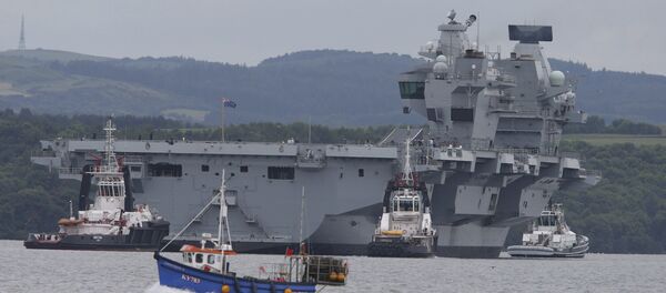 El portaviones Queen Elizabeth - Sputnik Mundo