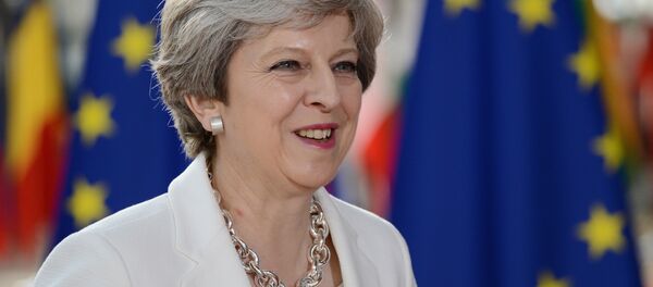 Theresa May, primera ministra de el Reino Unido - Sputnik Mundo