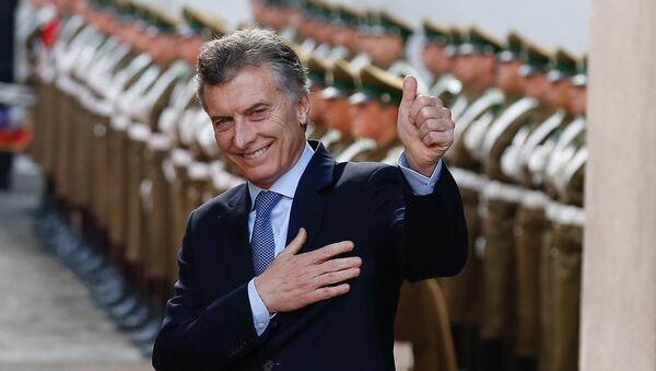 Mauricio Macri, presidente de Argentina - Sputnik Mundo