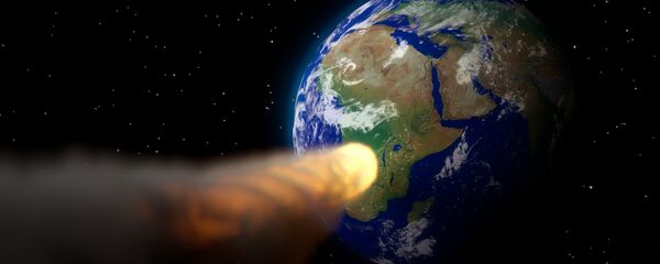 Un asteroide (ilustración) Un asteroide (ilustración) - Sputnik Mundo