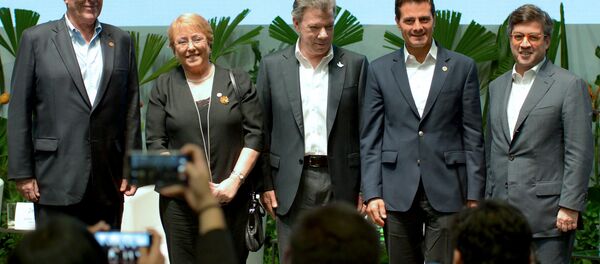 Jefes de Estado miembros de Alianza del Pacífico - Sputnik Mundo