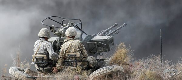 Maniobras del Ejército de Kazajistán (archivo) - Sputnik Mundo