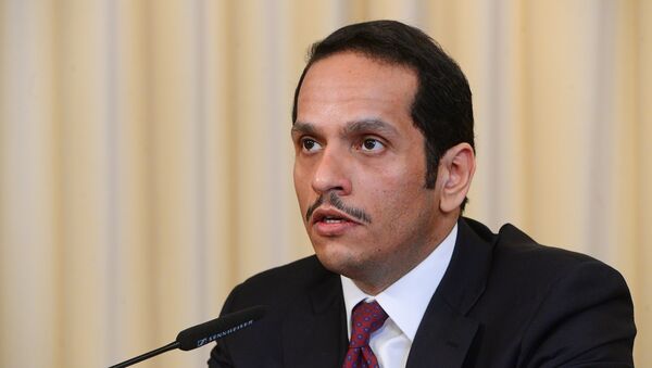 Mohammed bin Abdulrahman al Thani, ministro de Exteriores catarí (archivo) - Sputnik Mundo